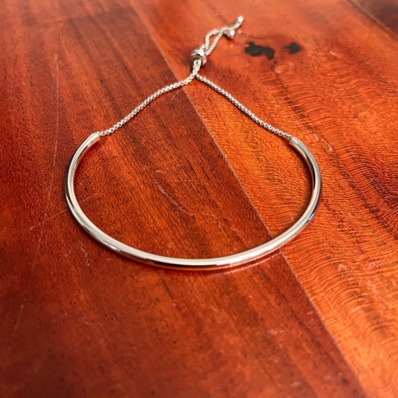 new without tags sterling forever adjustable bangle bracelet - Picture 1 of 4